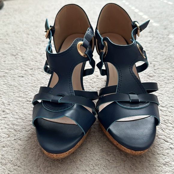 Blue strappy heels - Picture 8 of 8